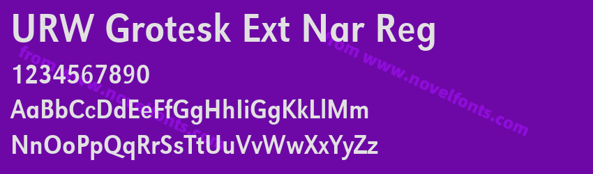 URW Grotesk Ext Nar RegPreview URW Grotesk Ext Nar RegPreview