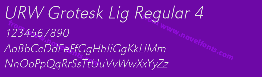 URW Grotesk Lig Regular 4Preview URW Grotesk Lig Regular 4Preview