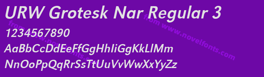 URW Grotesk Nar Regular 3Preview URW Grotesk Nar Regular 3Preview