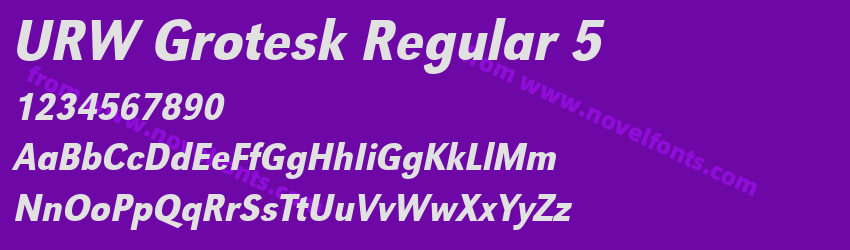 URW Grotesk Regular 5Preview URW Grotesk Regular 5Preview