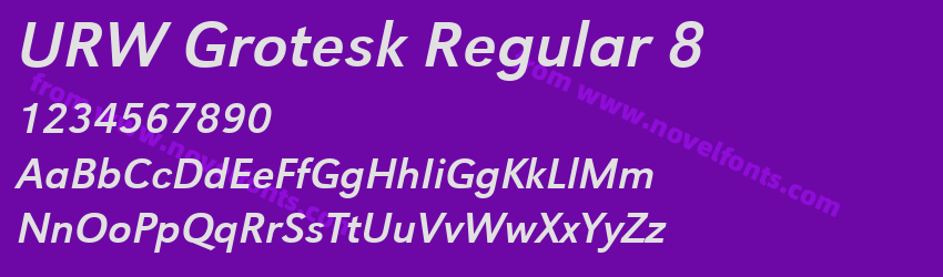 URW Grotesk Regular 8Preview URW Grotesk Regular 8Preview