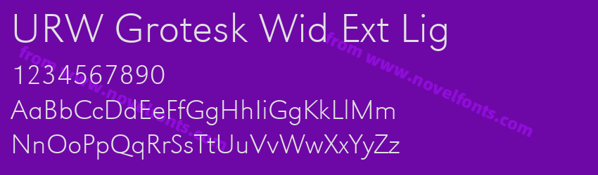 URW Grotesk Wid Ext LigPreview URW Grotesk Wid Ext LigPreview