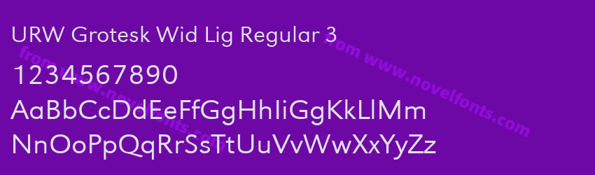 URW Grotesk Wid Lig Regular 3Preview URW Grotesk Wid Lig Regular 3Preview
