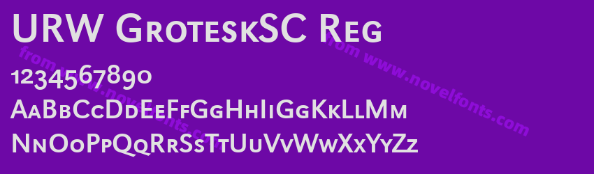 URW GroteskSC RegPreview URW GroteskSC RegPreview