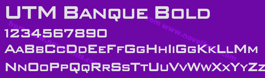 UTM Banque BoldPreview UTM Banque BoldPreview