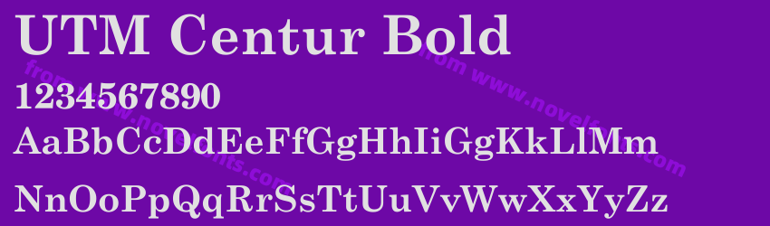 UTM Centur BoldPreview UTM Centur BoldPreview