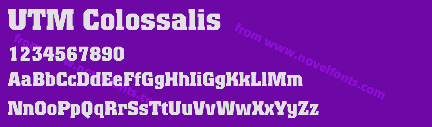 UTM ColossalisPreview UTM ColossalisPreview