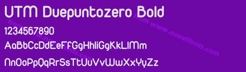 UTM Duepuntozero BoldPreview UTM Duepuntozero BoldPreview