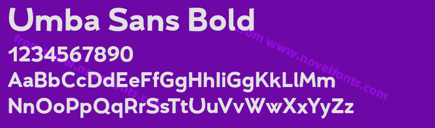 Umba Sans BoldPreview Umba Sans BoldPreview