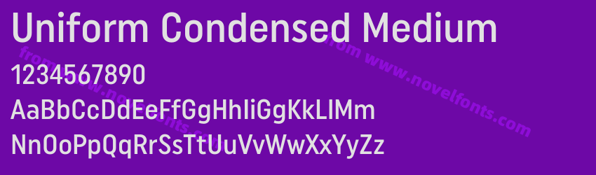 Uniform Condensed MediumPreview Uniform Condensed MediumPreview