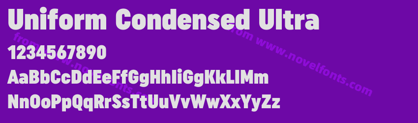 Uniform Condensed UltraPreview Uniform Condensed UltraPreview