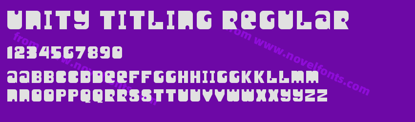 Unity Titling RegularPreview Unity Titling RegularPreview