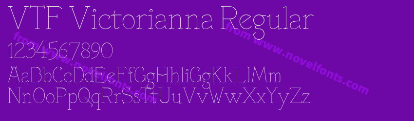 VTF Victorianna RegularPreview VTF Victorianna RegularPreview