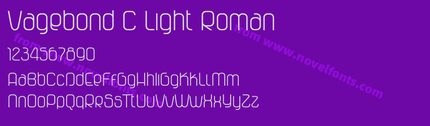 Vagebond C Light RomanPreview Vagebond C Light RomanPreview