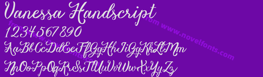 Vanessa HandscriptPreview Vanessa HandscriptPreview