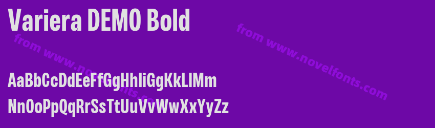 Variera DEMO BoldPreview Variera DEMO BoldPreview