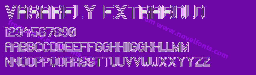 Vasarely ExtraboldPreview Vasarely ExtraboldPreview