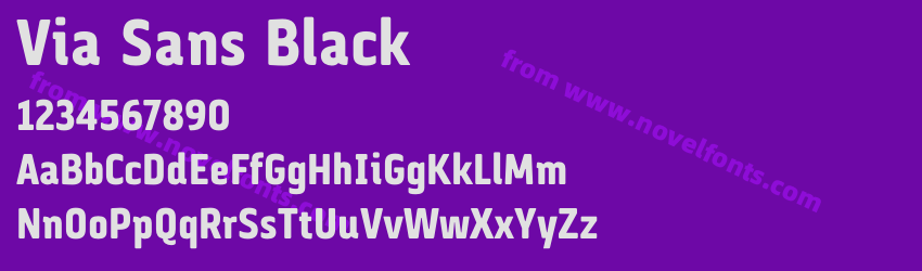 Via Sans BlackPreview Via Sans BlackPreview