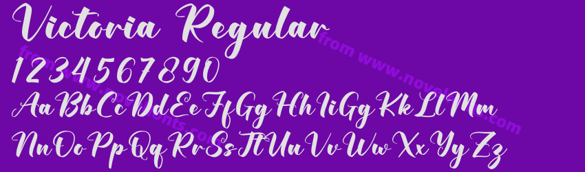 Victoria RegularPreview Victoria RegularPreview