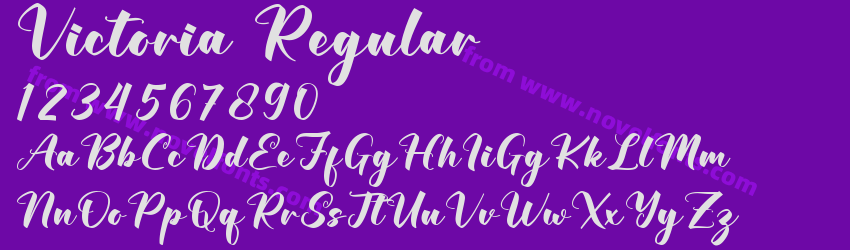 Victoria RegularPreview Victoria RegularPreview