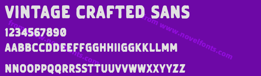 Vintage Crafted SansPreview Vintage Crafted SansPreview