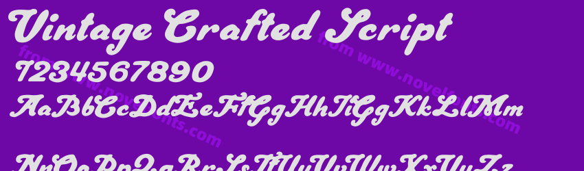 Vintage Crafted ScriptPreview Vintage Crafted ScriptPreview