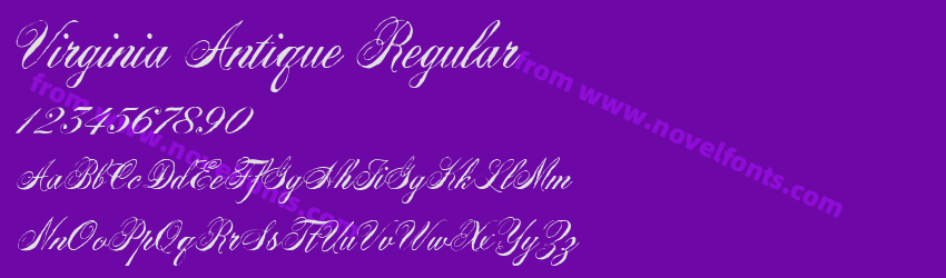 Virginia Antique RegularPreview Virginia Antique RegularPreview