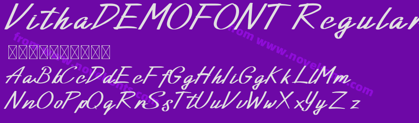 VithaDEMOFONT RegularPreview