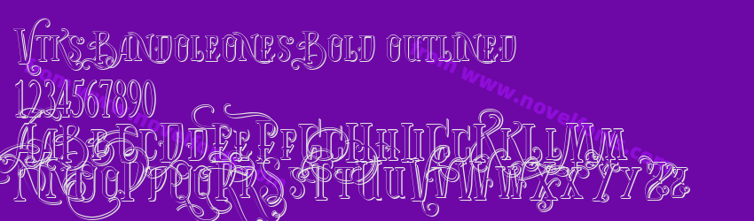 Vtks Bandoleones Bold outlinedPreview Vtks Bandoleones Bold outlinedPreview