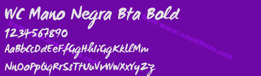 WC Mano Negra Bta BoldPreview WC Mano Negra Bta BoldPreview