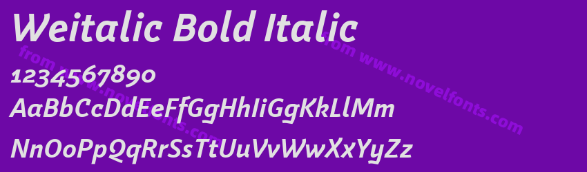 Weitalic Bold ItalicPreview Weitalic Bold ItalicPreview