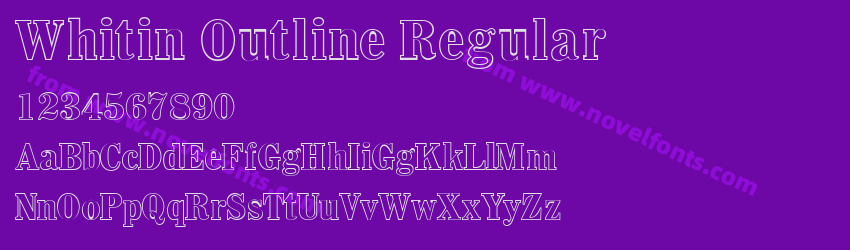 Whitin Outline RegularPreview Whitin Outline RegularPreview