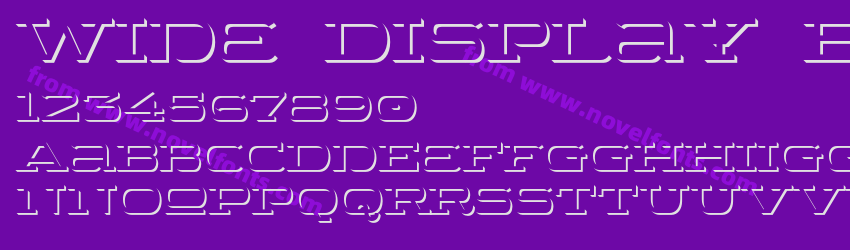 Wide Display Bold ShadowPreview Wide Display Bold ShadowPreview