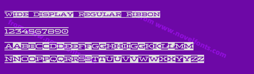 Wide Display Regular RibbonPreview Wide Display Regular RibbonPreview