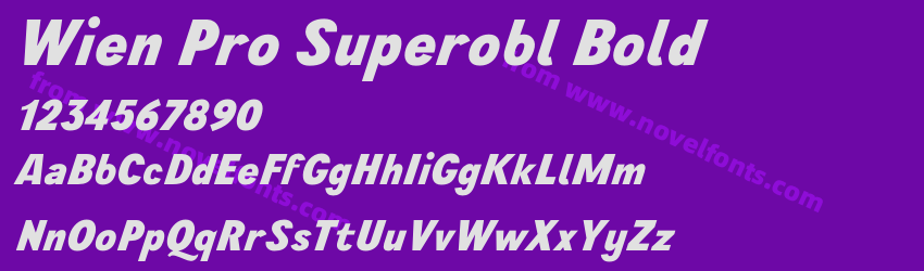 Wien Pro Superobl BoldPreview Wien Pro Superobl BoldPreview