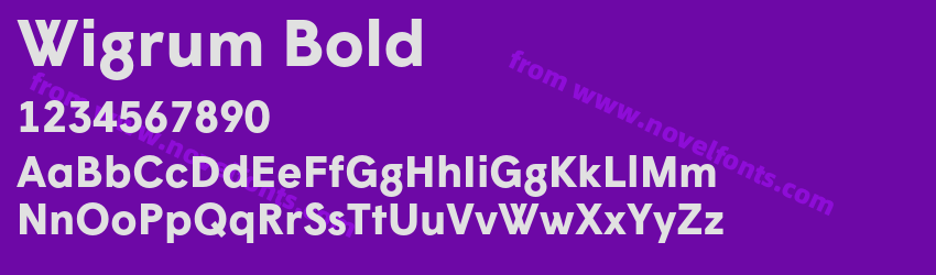 Wigrum BoldPreview Wigrum BoldPreview