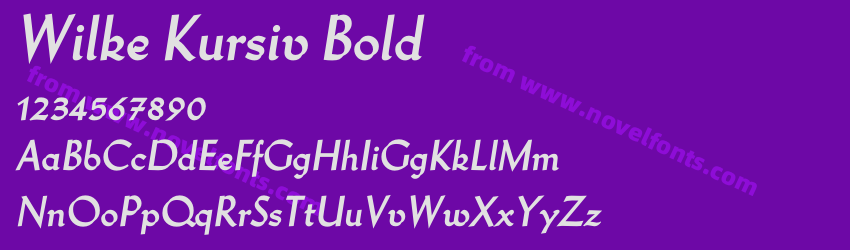 Wilke Kursiv BoldPreview Wilke Kursiv BoldPreview