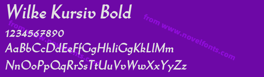 Wilke Kursiv BoldPreview Wilke Kursiv BoldPreview