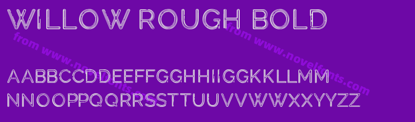 Willow Rough BoldPreview Willow Rough BoldPreview