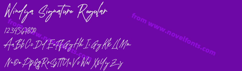 Windya Signature RegularPreview Windya Signature RegularPreview