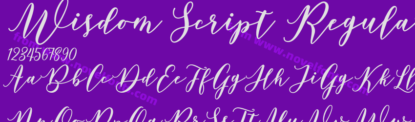 Wisdom Script RegularPreview Wisdom Script RegularPreview