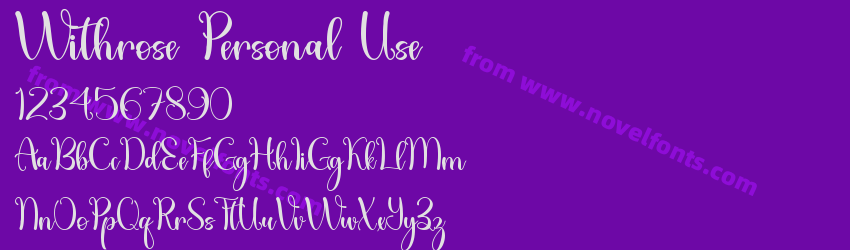 Withrose Personal UsePreview Withrose Personal UsePreview