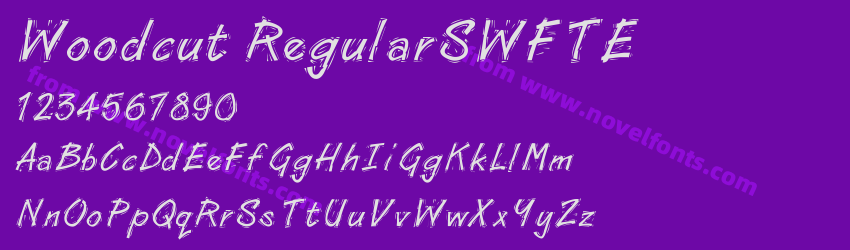 Woodcut RegularSWFTEPreview Woodcut RegularSWFTEPreview