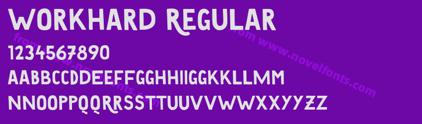 Workhard RegularPreview Workhard RegularPreview