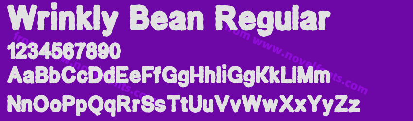 Wrinkly Bean RegularPreview Wrinkly Bean RegularPreview