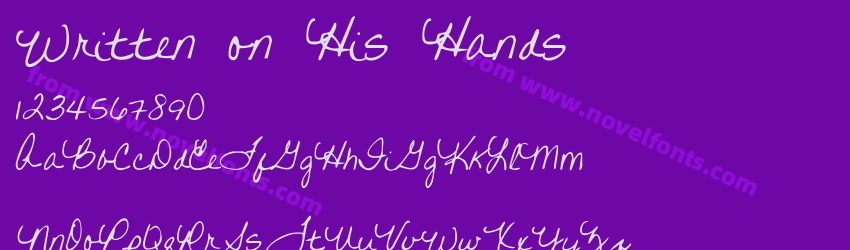 Written on His HandsPreview Written on His HandsPreview