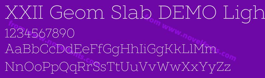XXII Geom Slab DEMO LightPreview XXII Geom Slab DEMO LightPreview