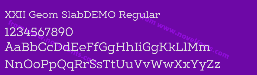 XXII Geom SlabDEMO RegularPreview XXII Geom SlabDEMO RegularPreview
