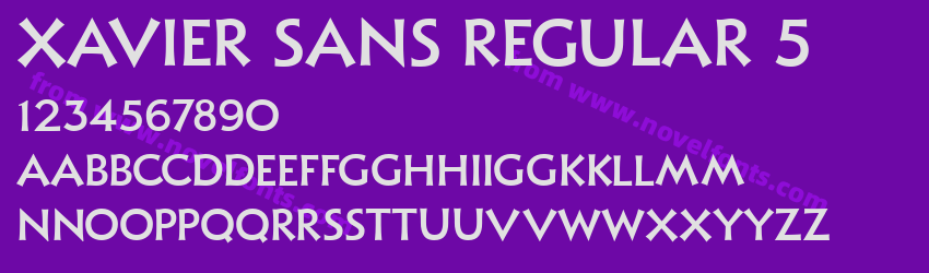 Xavier Sans Regular 5Preview Xavier Sans Regular 5Preview