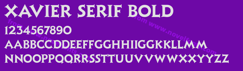 Xavier Serif BoldPreview Xavier Serif BoldPreview